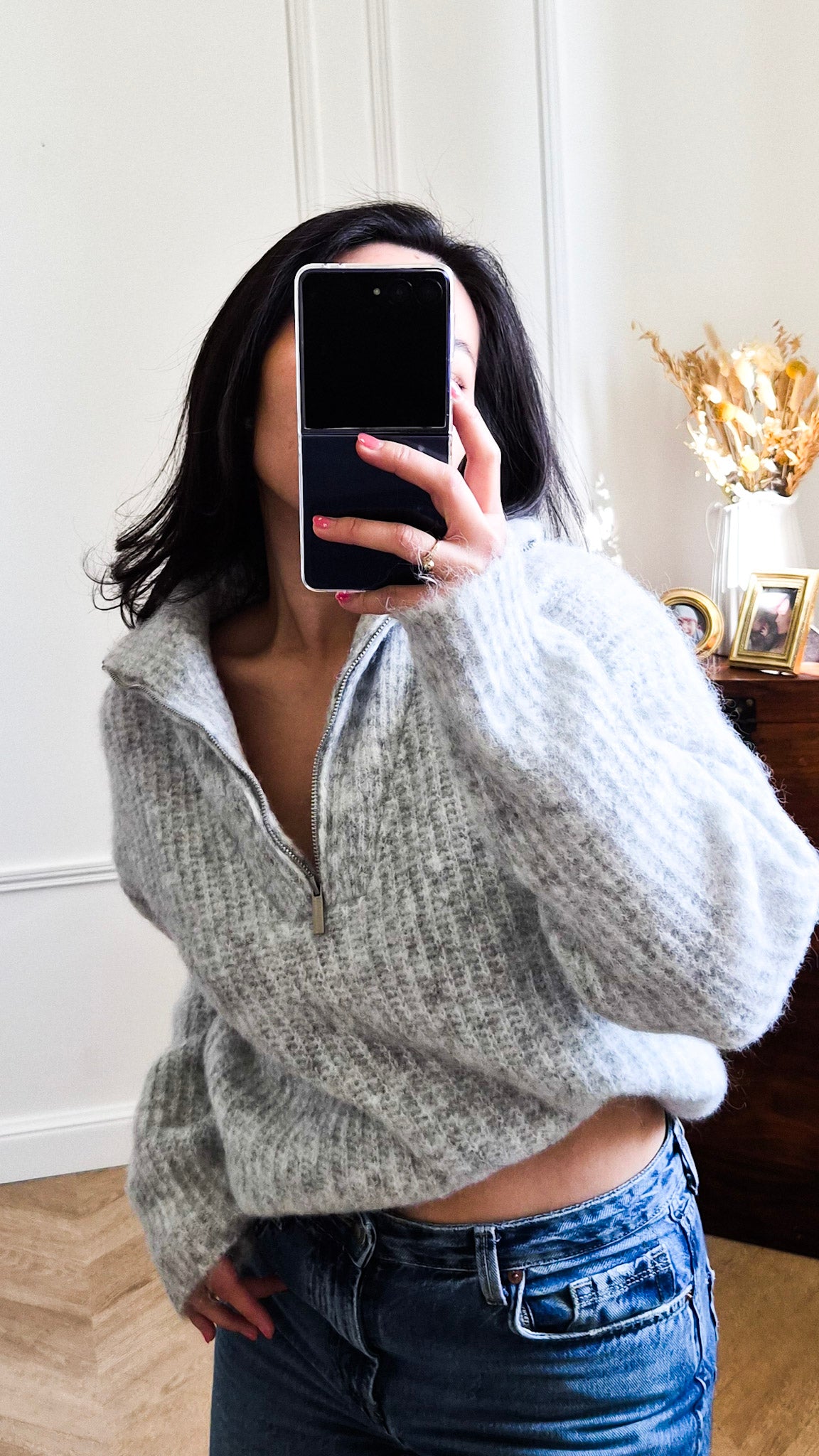 Adele gris - Pull uni