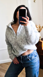Adele gris - Pull uni