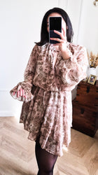 Savana rose - Robe imprimé