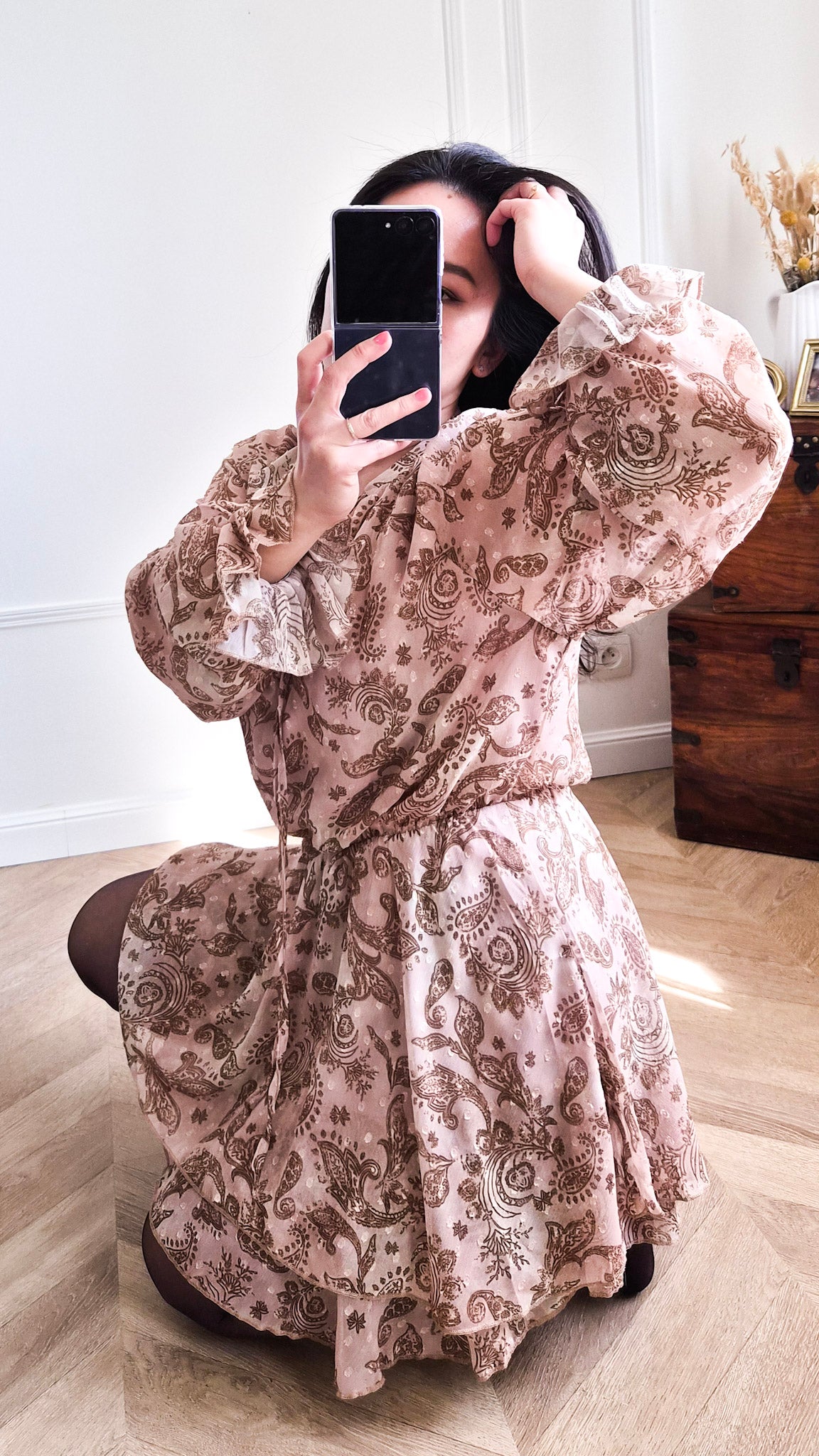 Savana rose - Robe imprimé