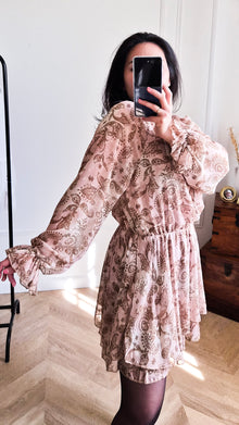 Savana rose - Robe imprimé