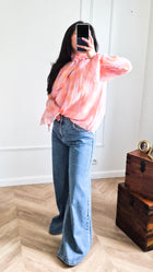 Rosalina rose - Blouse imprimée