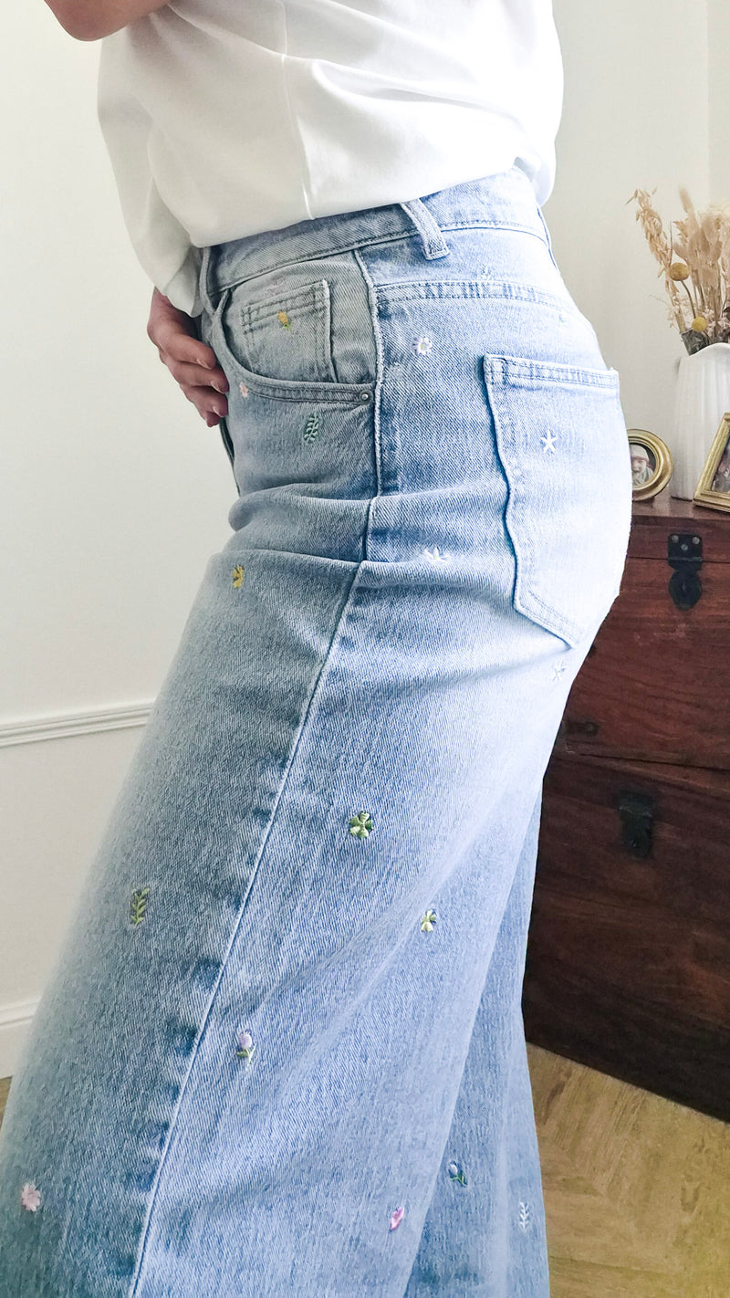 Magnolia ciel - Jean wide leg